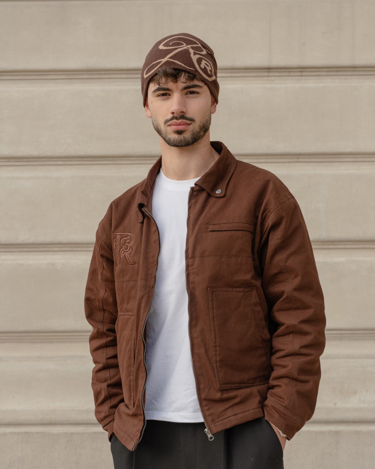 Chaqueta Abrigo Marrón