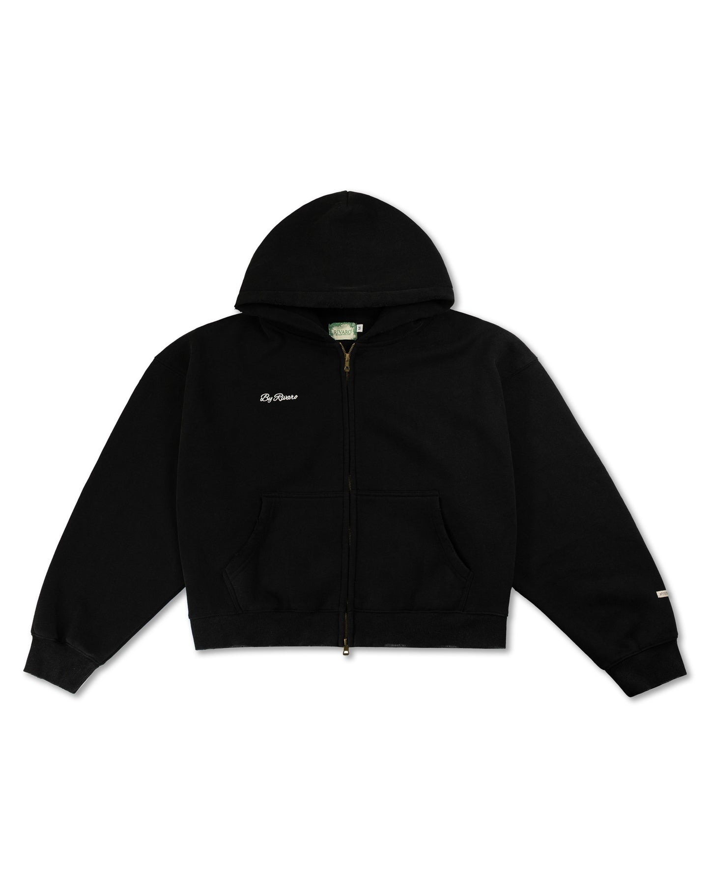 HOODIE BOXY ZIP BLACK