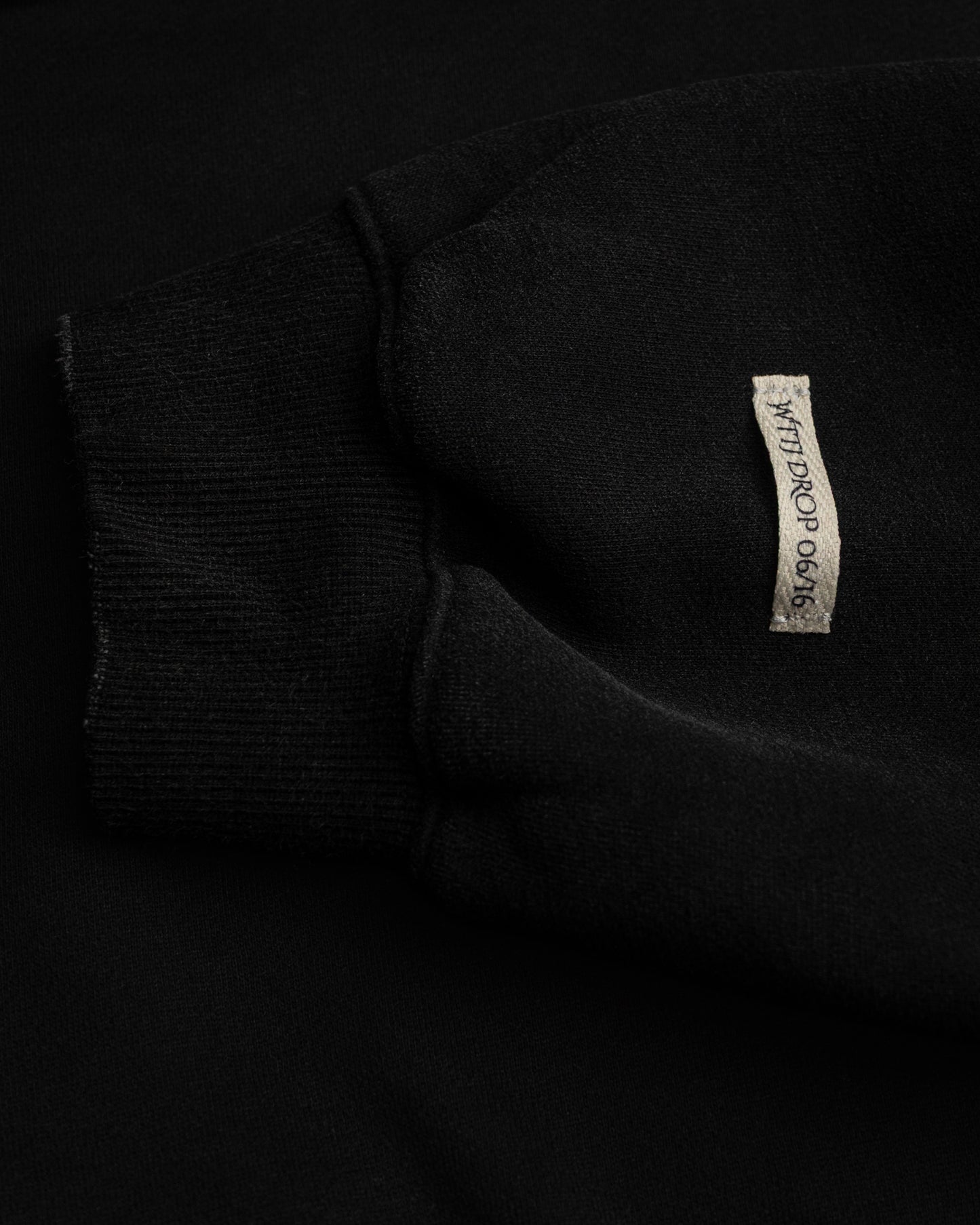 HOODIE BOXY ZIP BLACK