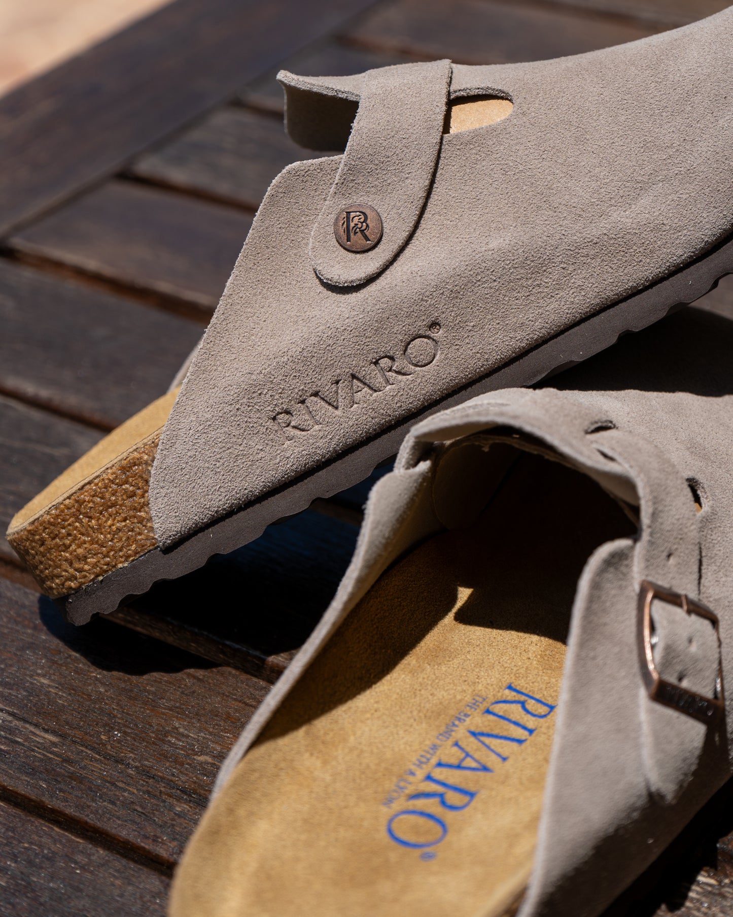 Zuecos RIVARO Milano — Gris