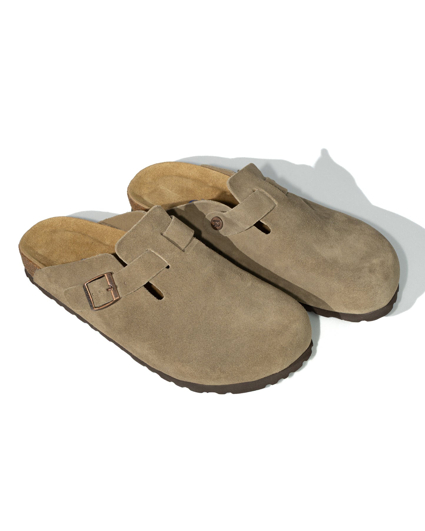 Milano Oiled Leather Clogs - Black