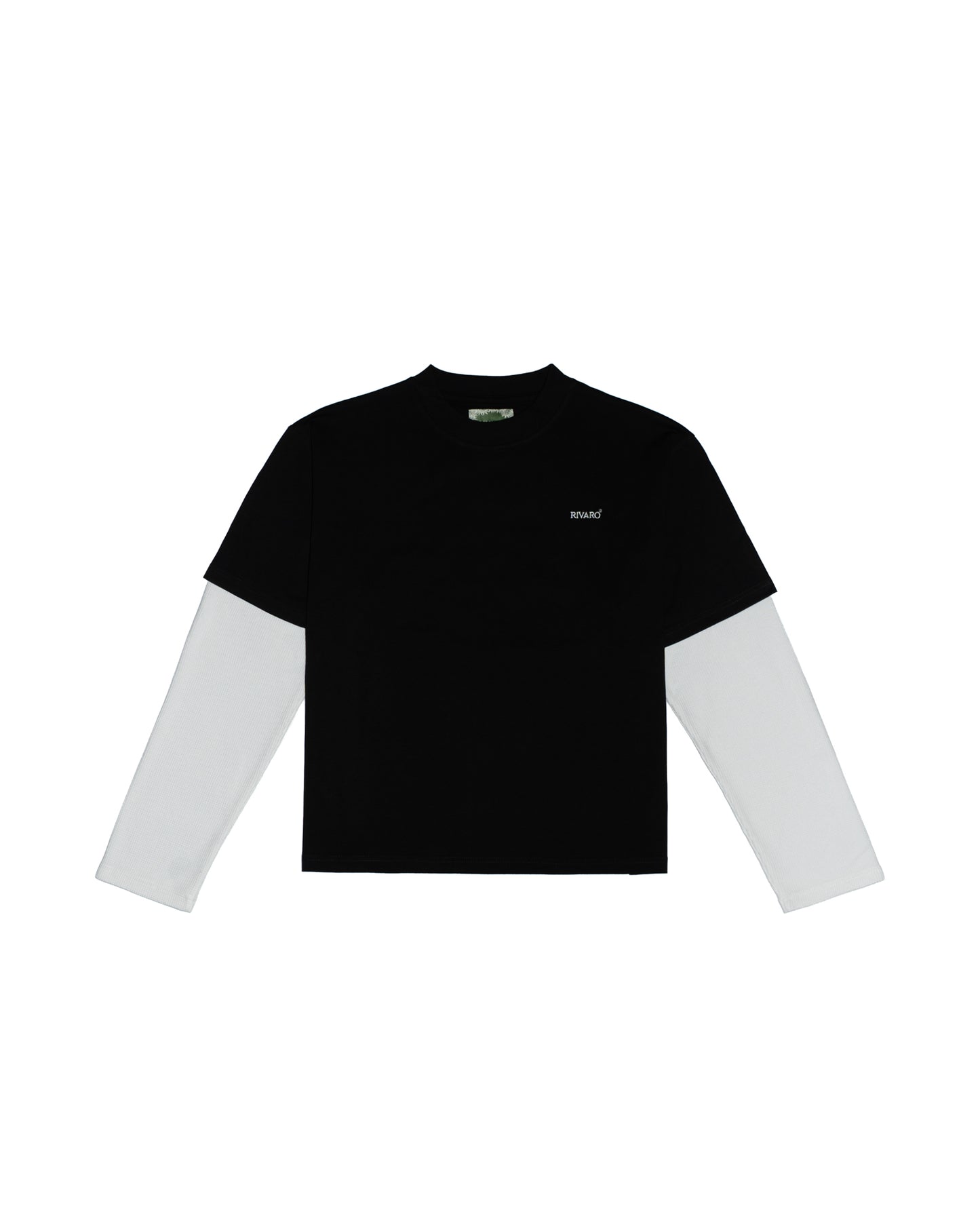 Remera Doble Manga Tejida - Corte Boxy