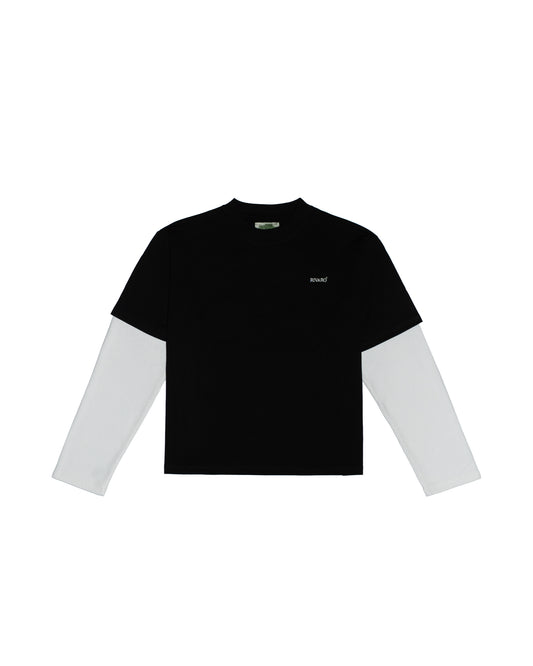 Remera Doble Manga Tejida - Corte Boxy