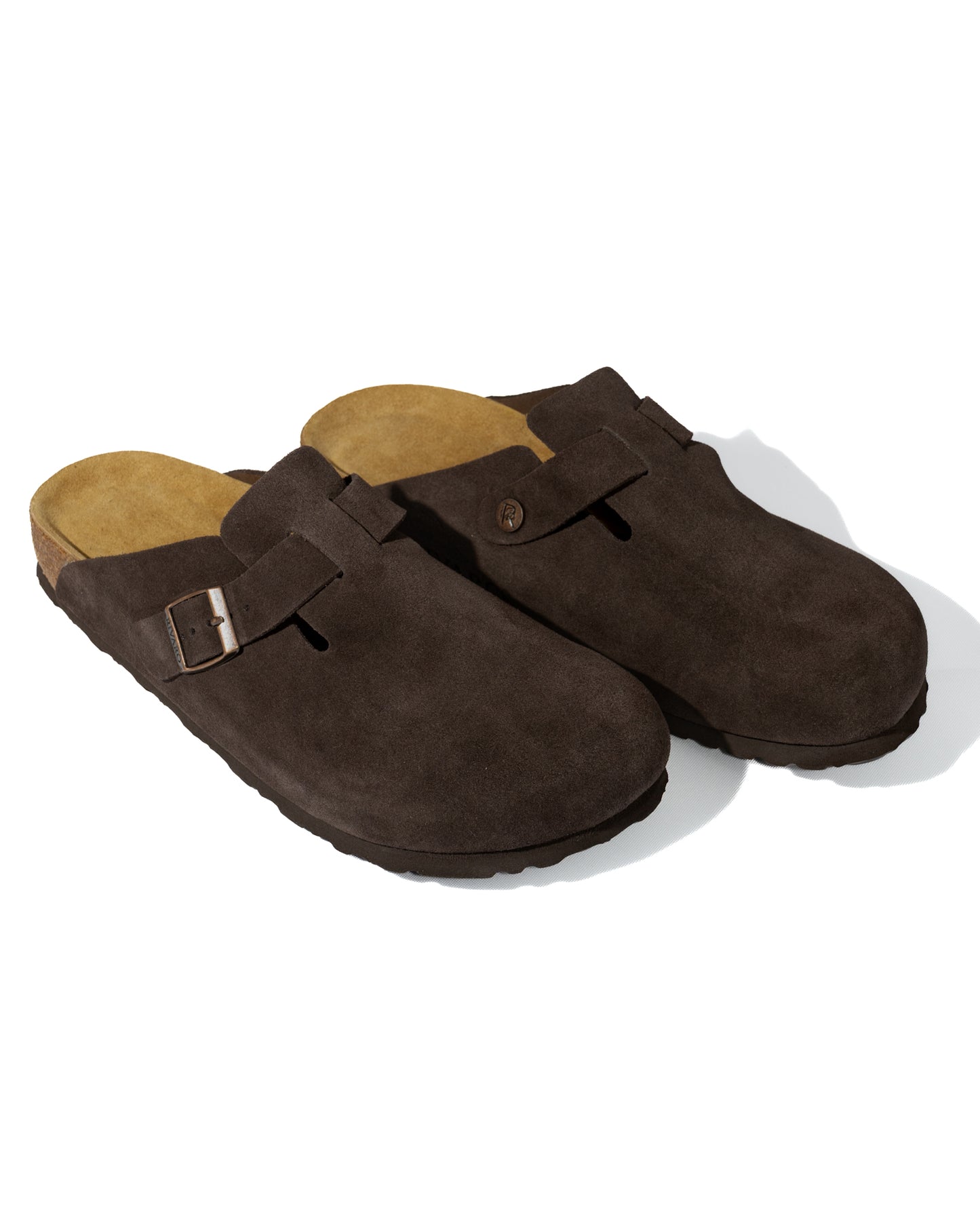 Milano Oiled Leather Clogs - Black