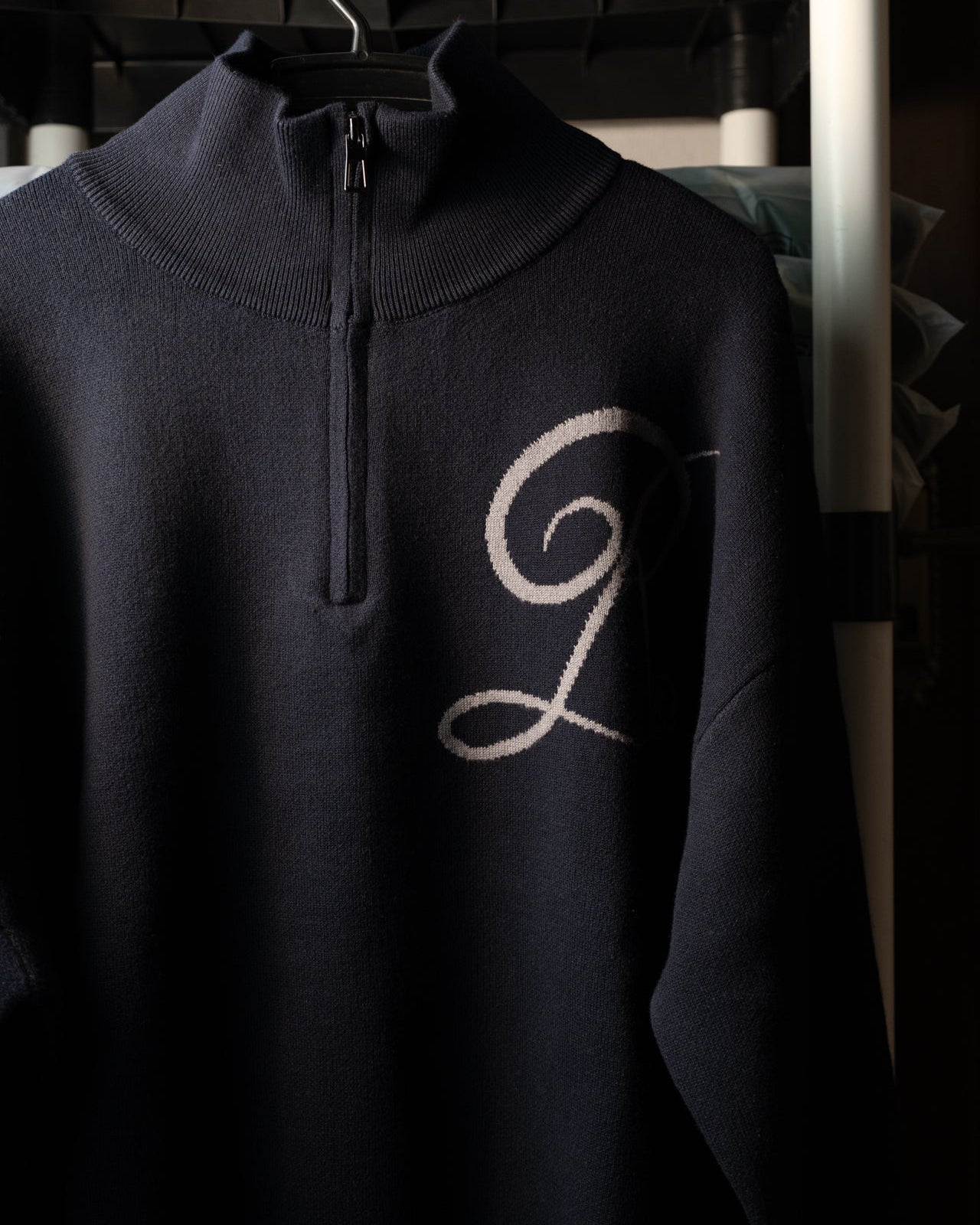 Sweater Tejido 100% Algodón Navy Blue