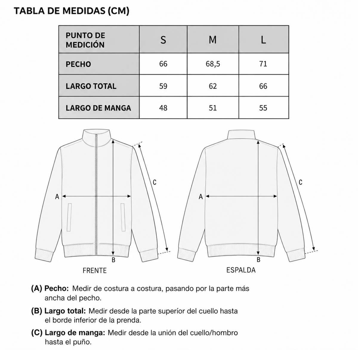 Guía de talles