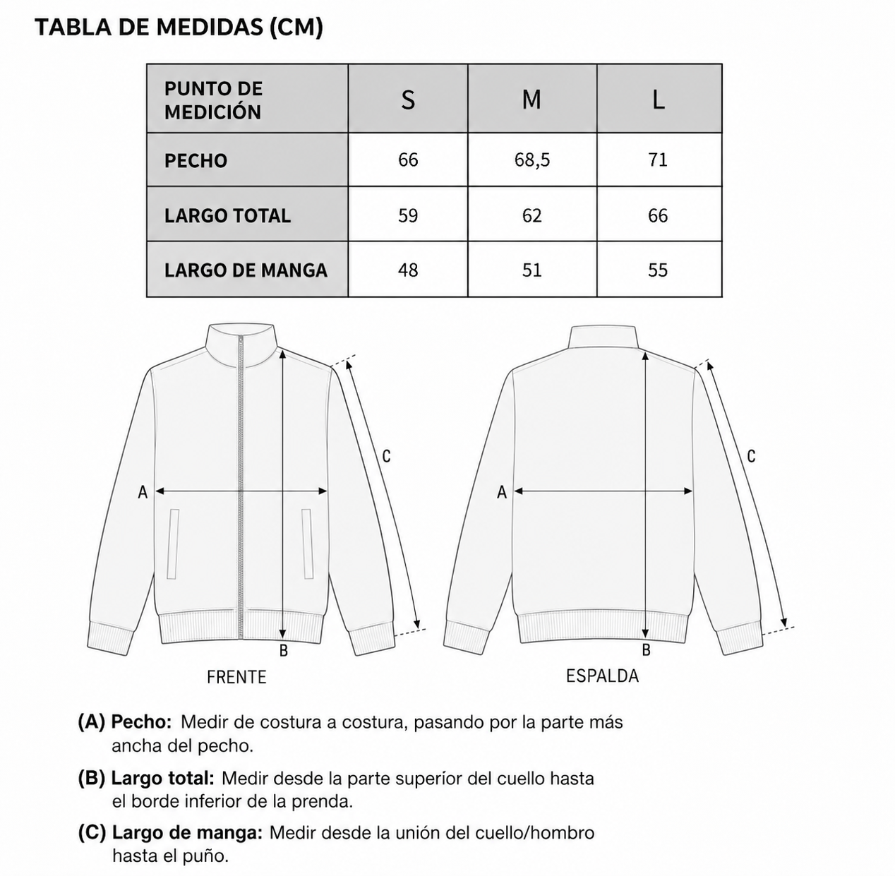 Guía de talles