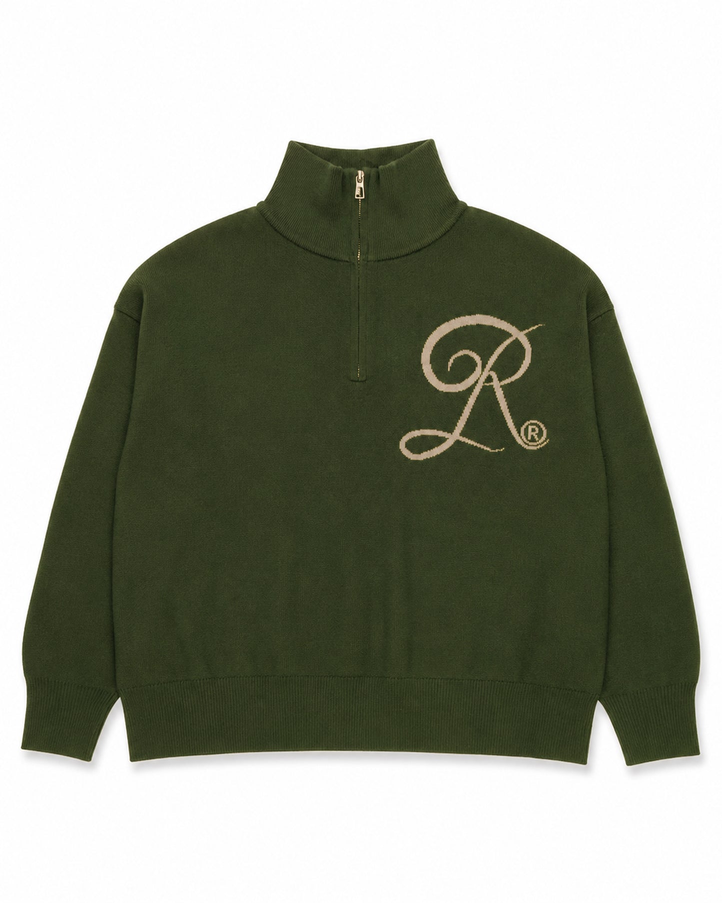 Sweater Tejido 100% Algodón Dark Green