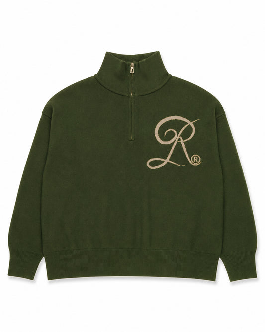 Sweater Tejido 100% Algodón Dark Green